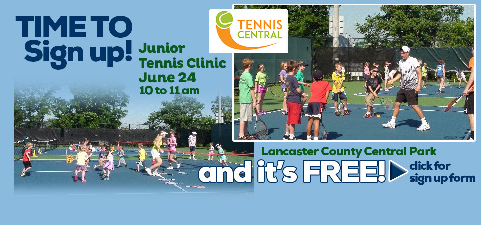 Free Junior Tennis Clinic June 29th